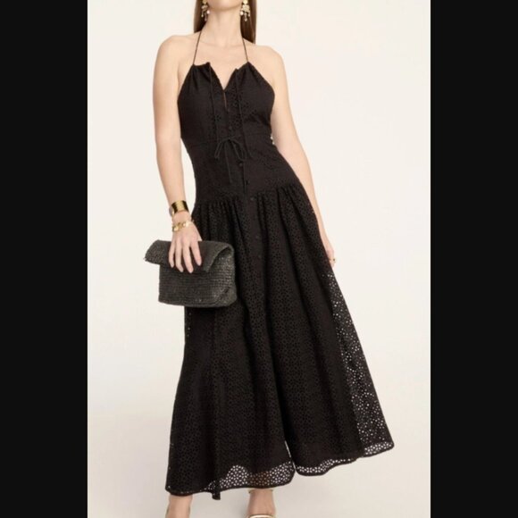 ladies dresses midi NARCISS - Black Midi Shirt Dress main image 1